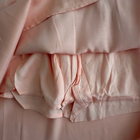 Molly Bracken Melon Pleated Mini Skirt w/ built in shorts underneath - Picture 5 of 6